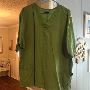 Two pocket scrub top, 3X